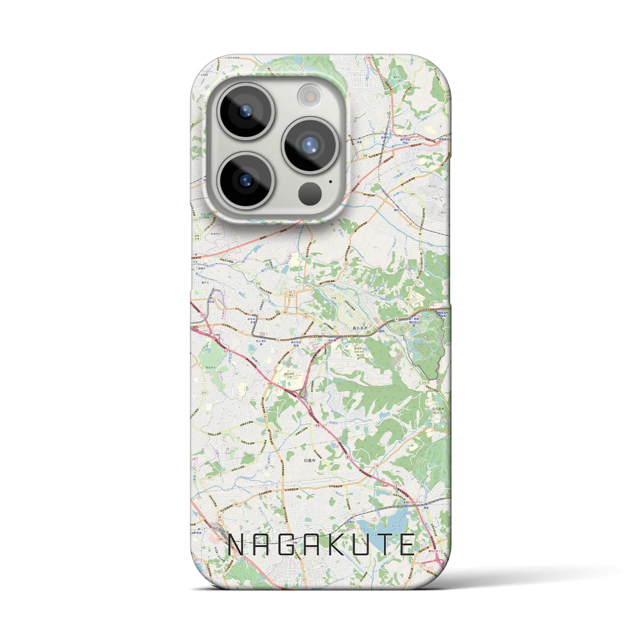 【長久手(愛知県)】地図柄iPhoneケース(バックカバータイプ)