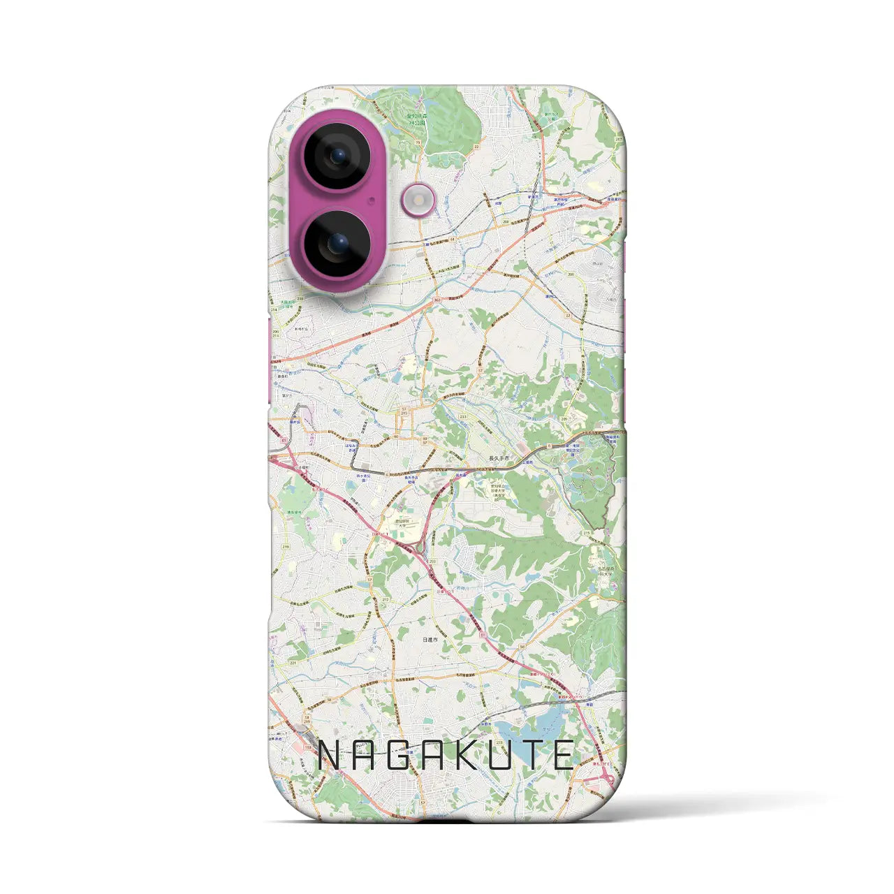 【長久手(愛知県)】地図柄iPhoneケース(バックカバータイプ)