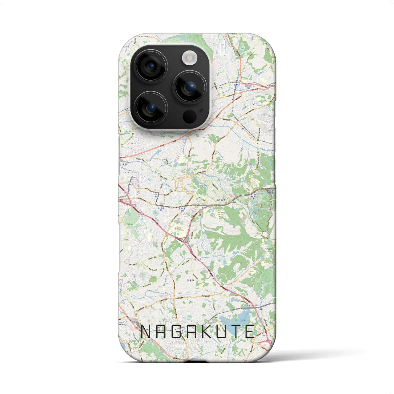 【長久手(愛知県)】地図柄iPhoneケース(バックカバータイプ)