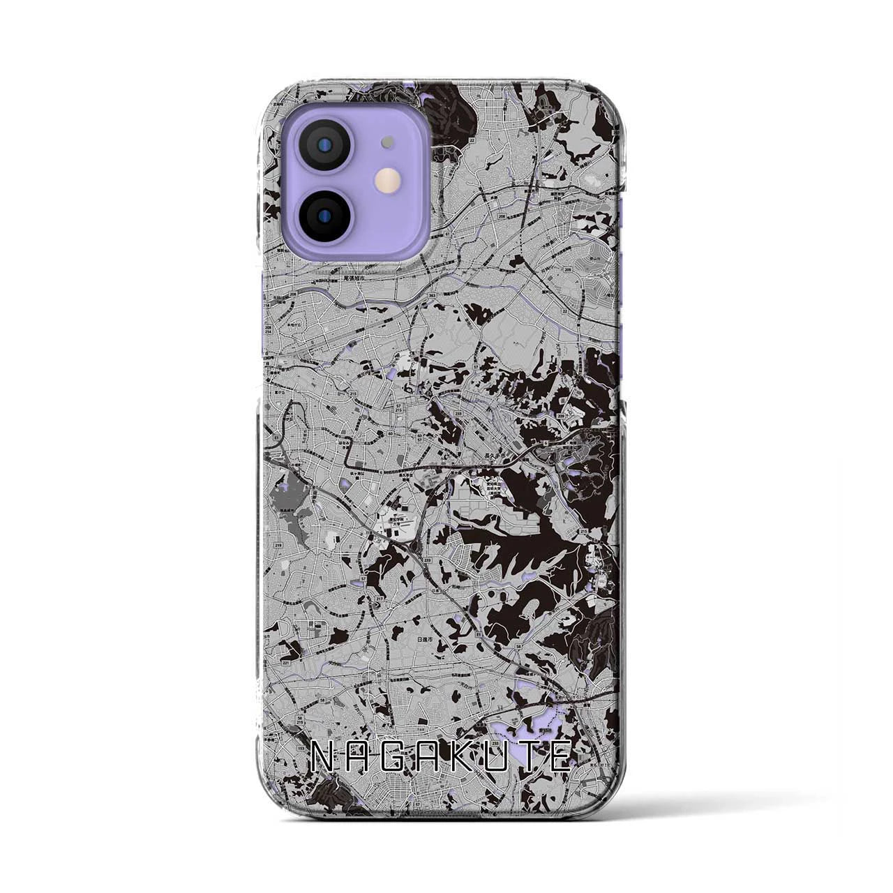 【長久手(愛知県)】地図柄iPhoneケース(クリアタイプ)