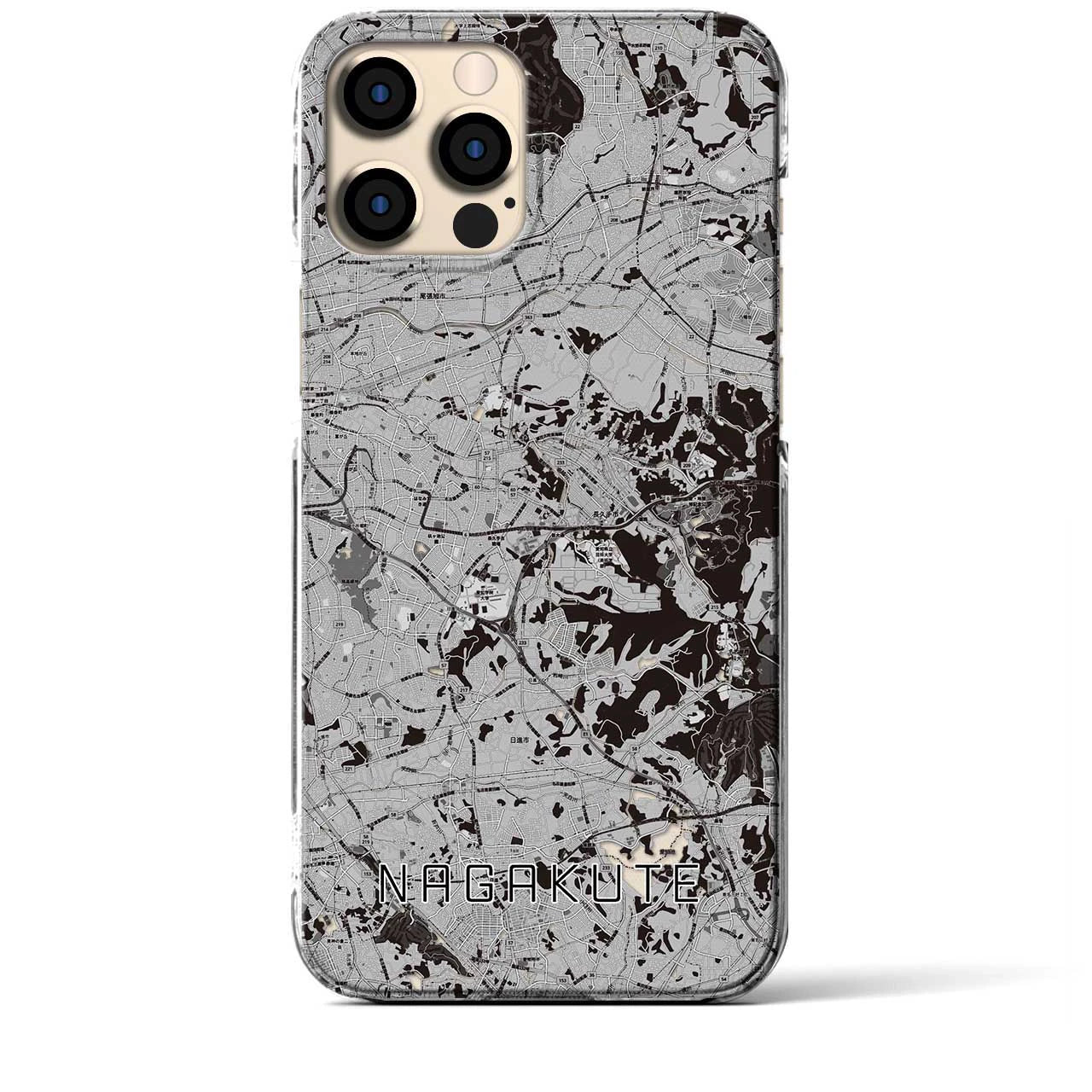 【長久手(愛知県)】地図柄iPhoneケース(クリアタイプ)