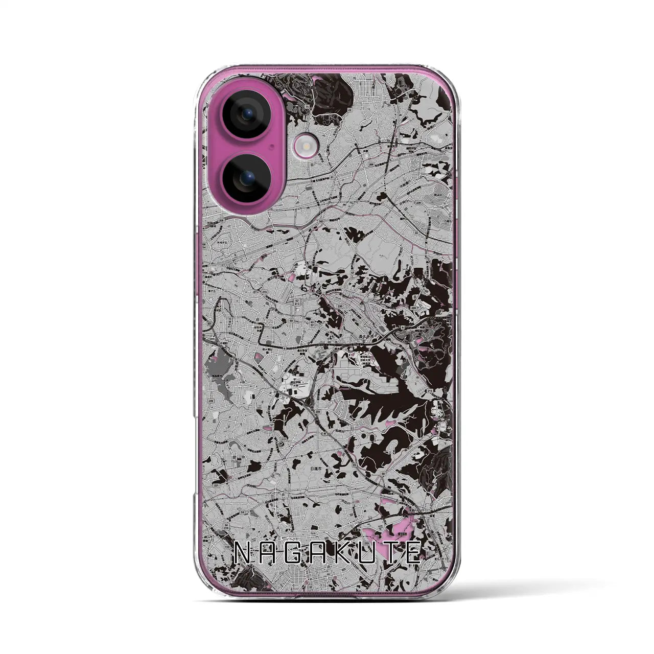 【長久手(愛知県)】地図柄iPhoneケース(クリアタイプ)