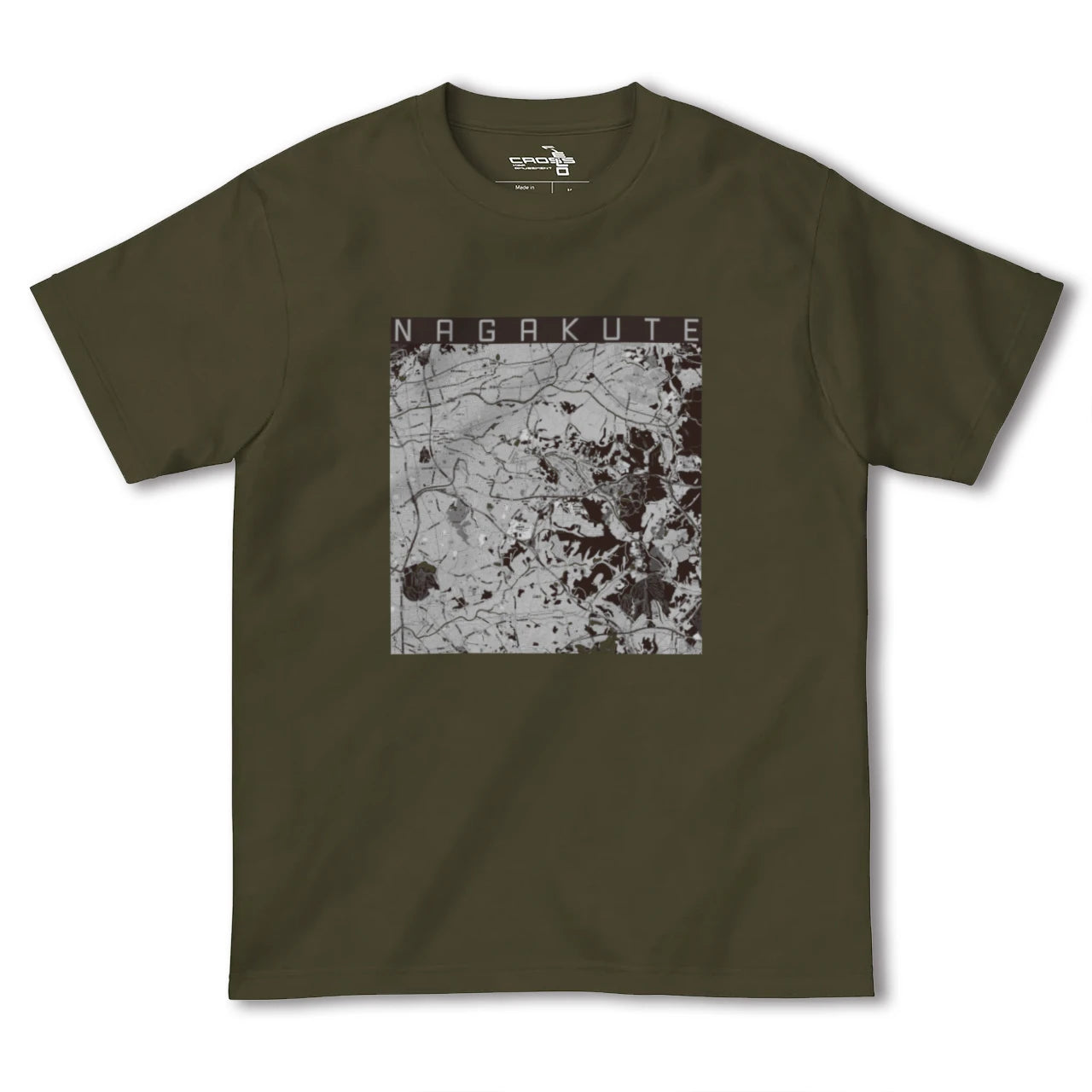 【長久手(愛知県)】地図柄ヘビーウェイトTシャツ