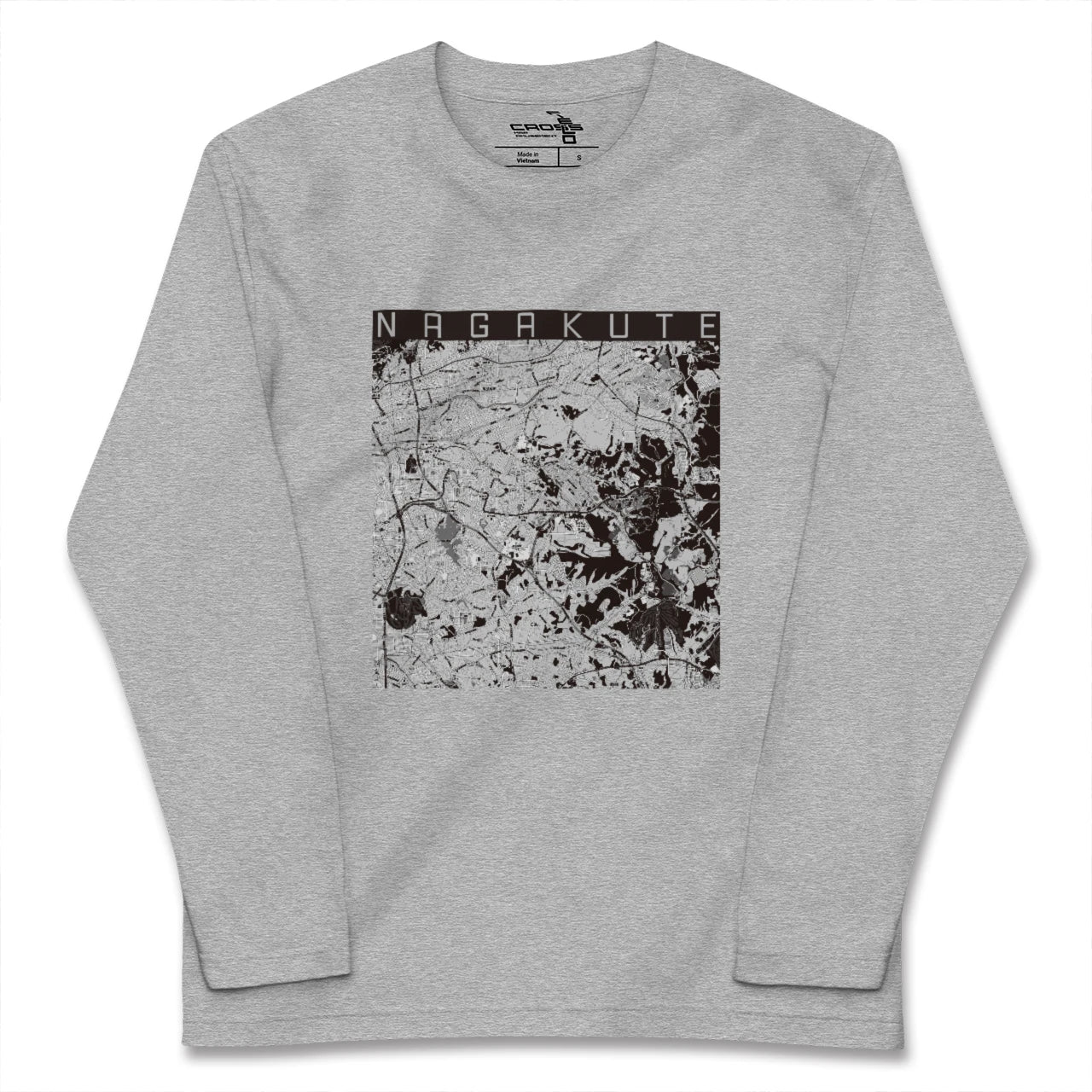 【長久手(愛知県)】地図柄ロングスリーブTシャツ