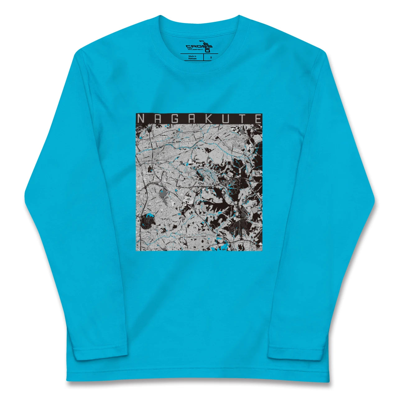 【長久手(愛知県)】地図柄ロングスリーブTシャツ
