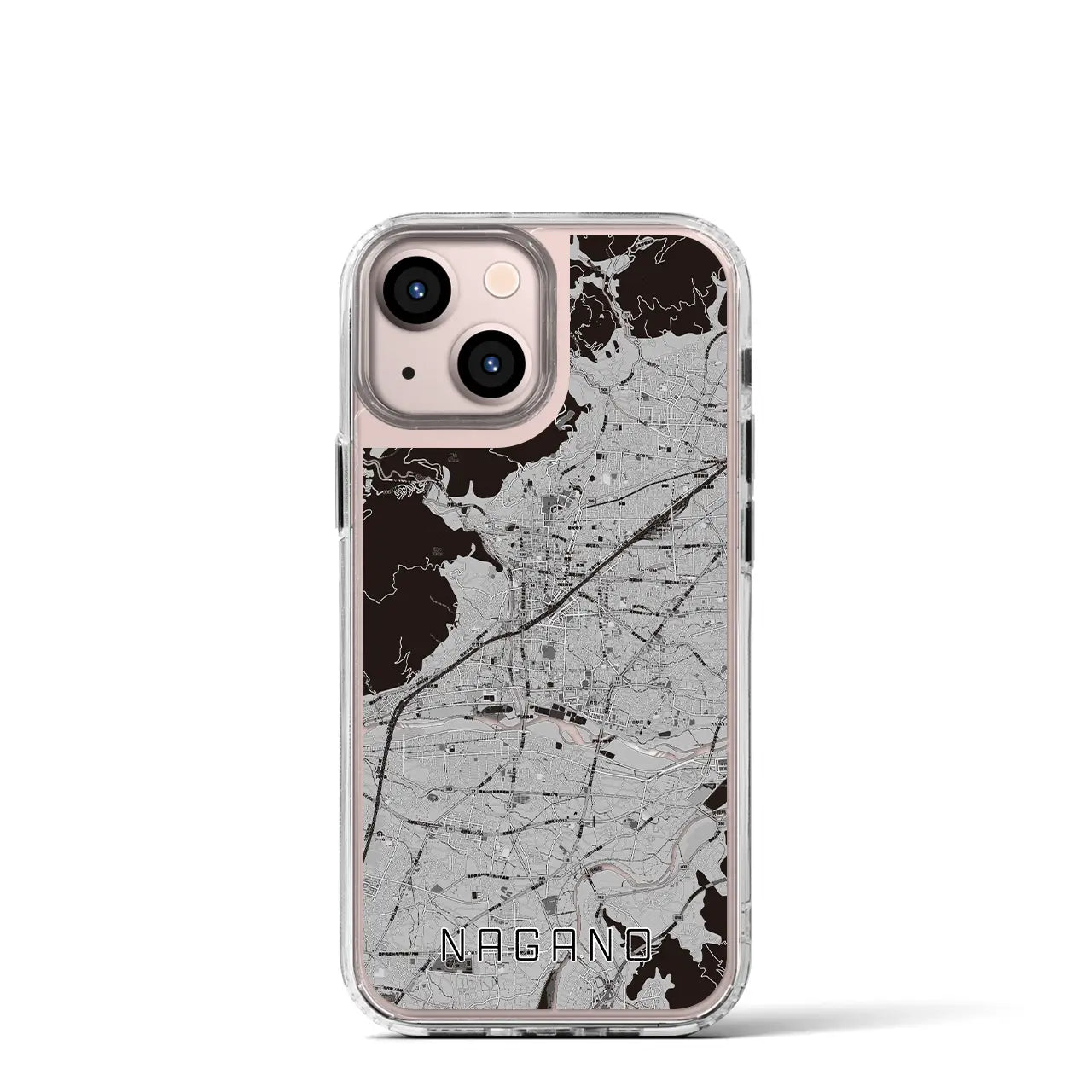 【長野(長野県)】地図柄iPhoneケース(MagSafeタイプ)