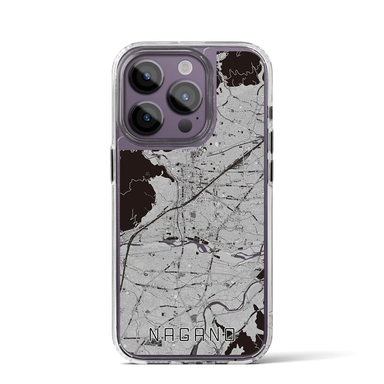 【長野(長野県)】地図柄iPhoneケース(MagSafeタイプ)