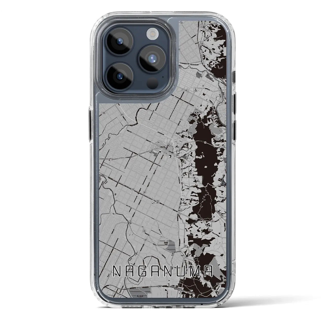 【長沼(北海道)】地図柄iPhoneケース(MagSafeタイプ)