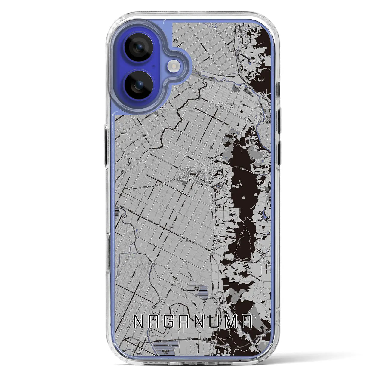 【長沼(北海道)】地図柄iPhoneケース(MagSafeタイプ)