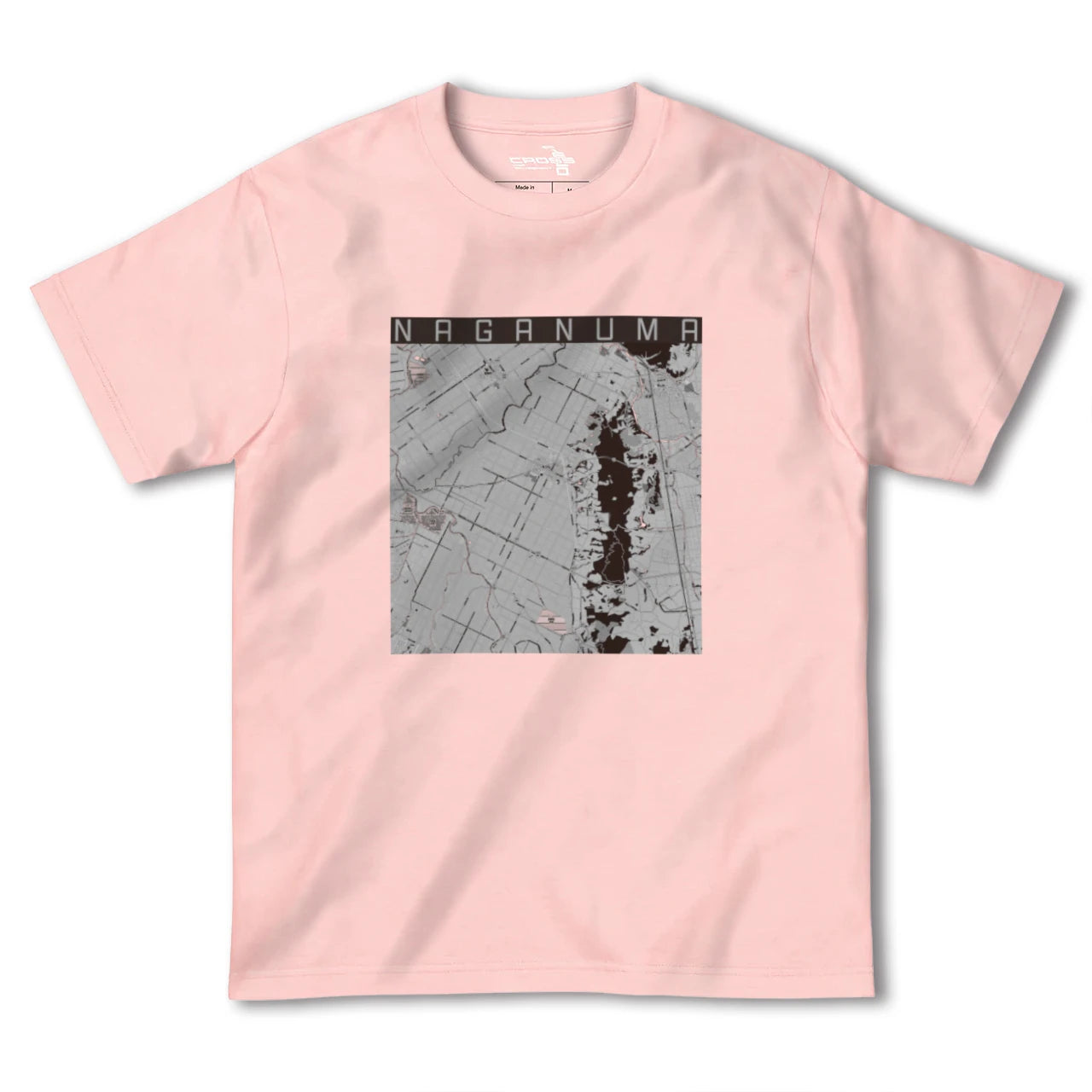 【長沼(北海道)】地図柄ヘビーウェイトTシャツ