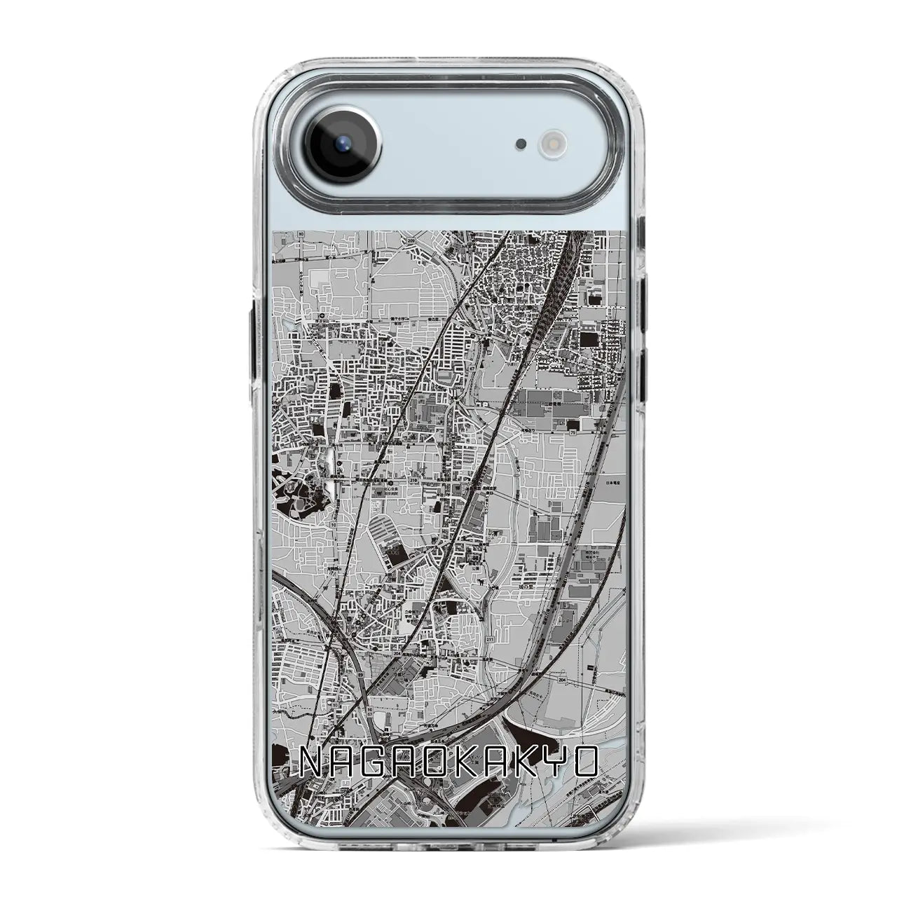 【長岡京(京都府)】地図柄iPhoneケース(MagSafeタイプ)