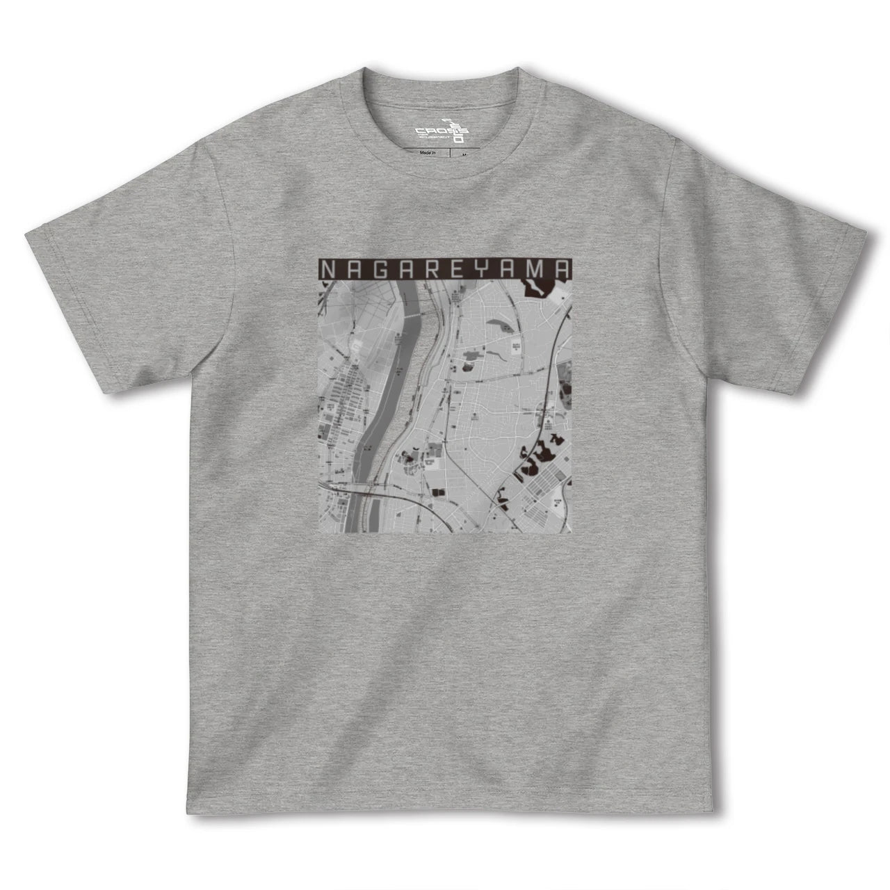 【流山(千葉県)】地図柄ヘビーウェイトTシャツ