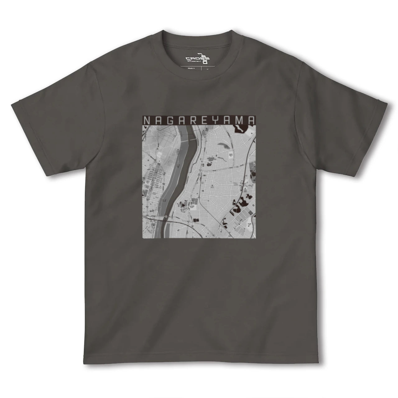 【流山(千葉県)】地図柄ヘビーウェイトTシャツ