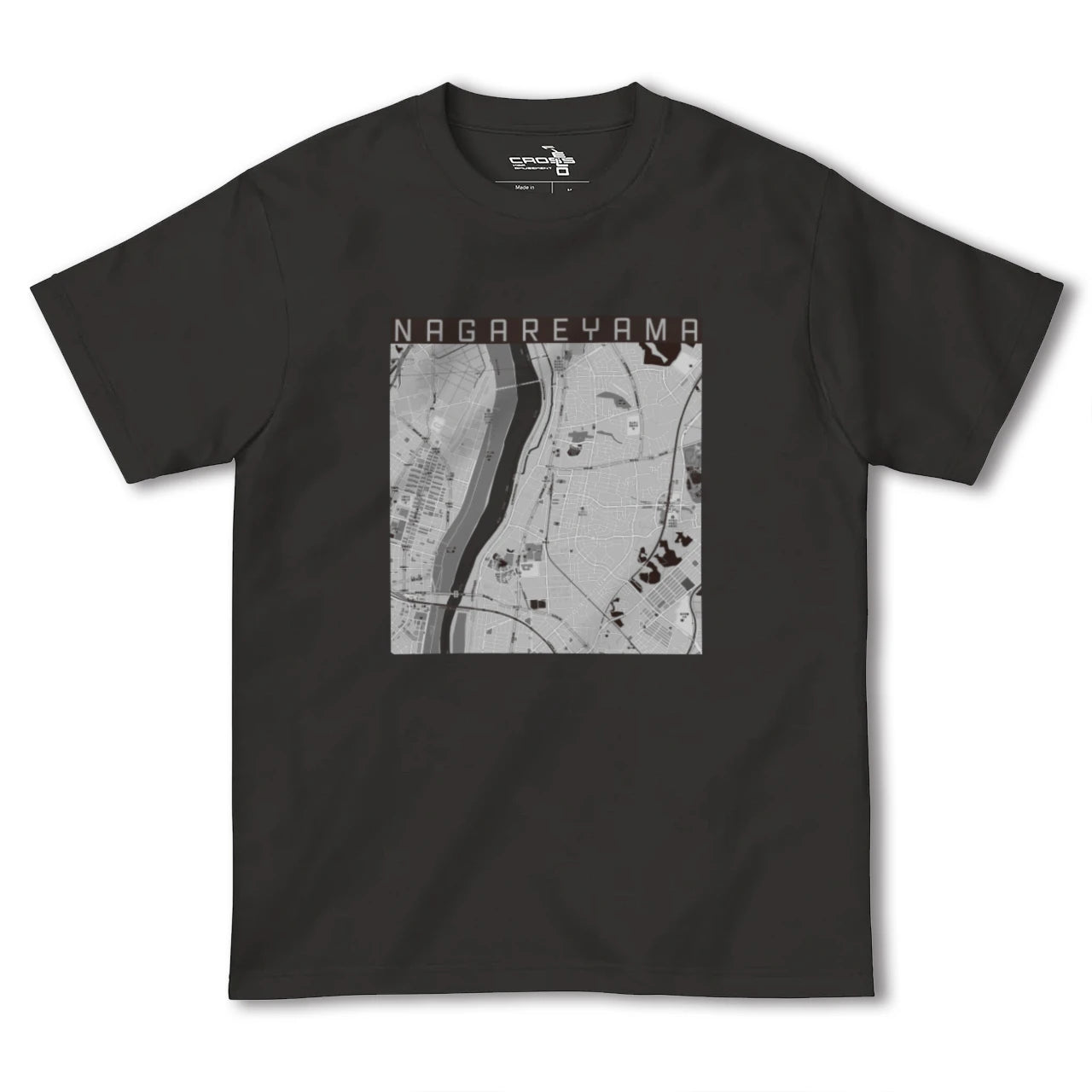 【流山(千葉県)】地図柄ヘビーウェイトTシャツ