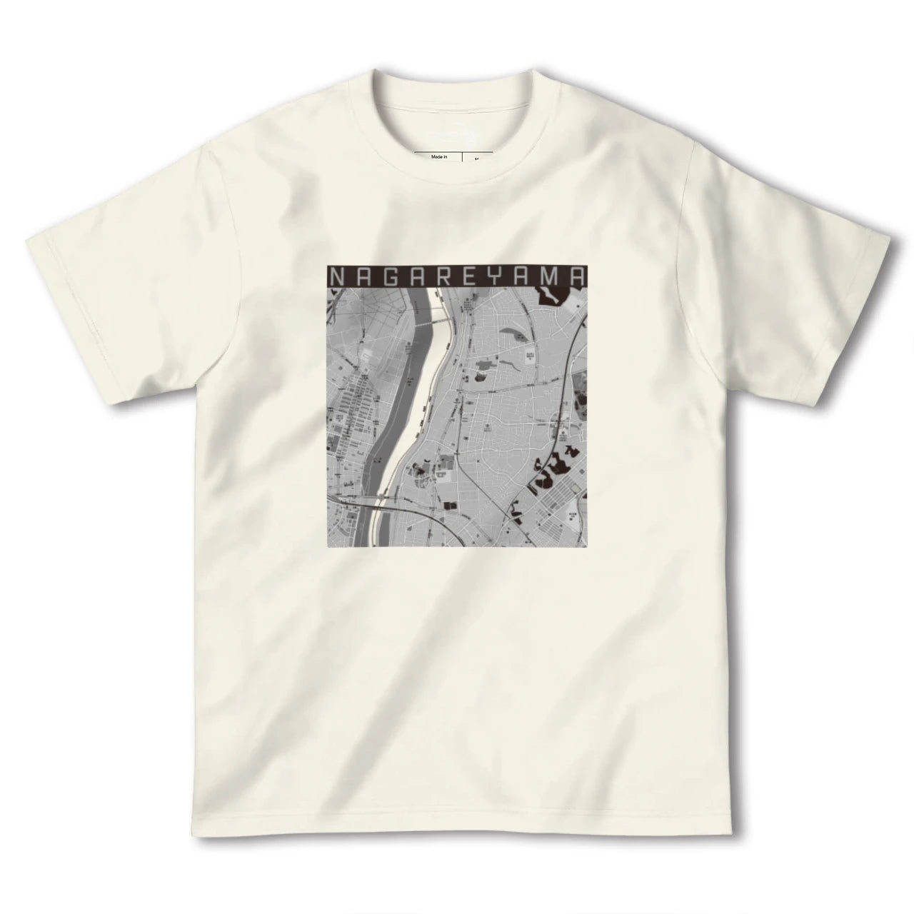 【流山(千葉県)】地図柄ヘビーウェイトTシャツ