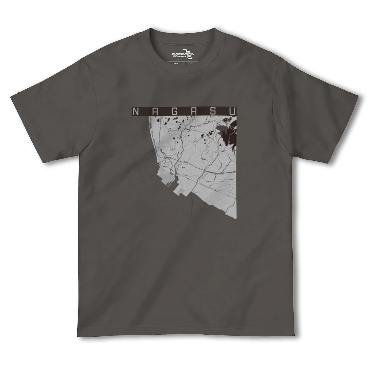【長洲(熊本県)】地図柄ヘビーウェイトTシャツ
