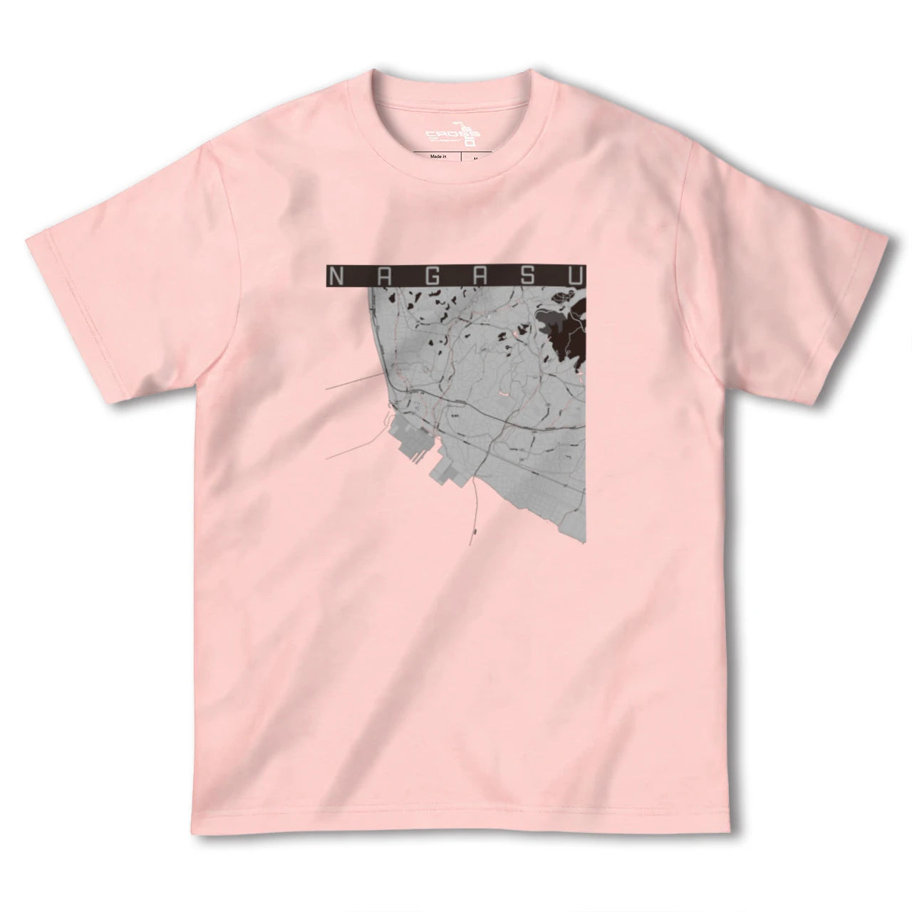 【長洲(熊本県)】地図柄ヘビーウェイトTシャツ
