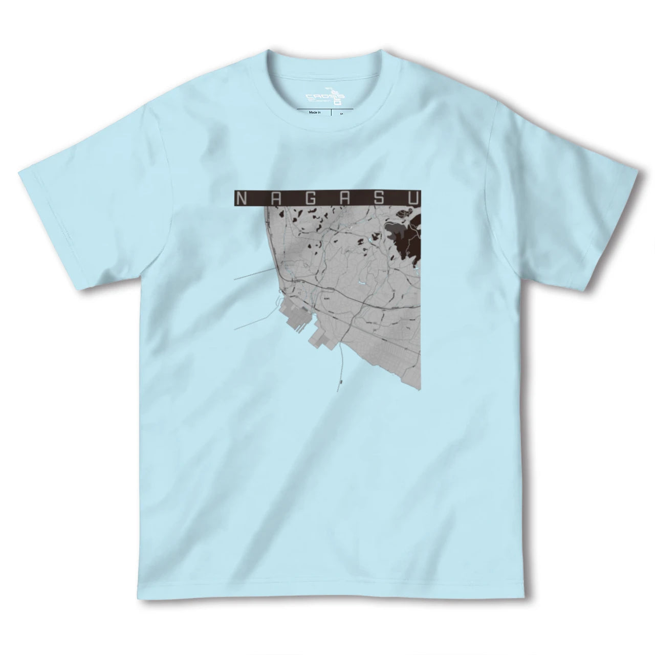 【長洲(熊本県)】地図柄ヘビーウェイトTシャツ