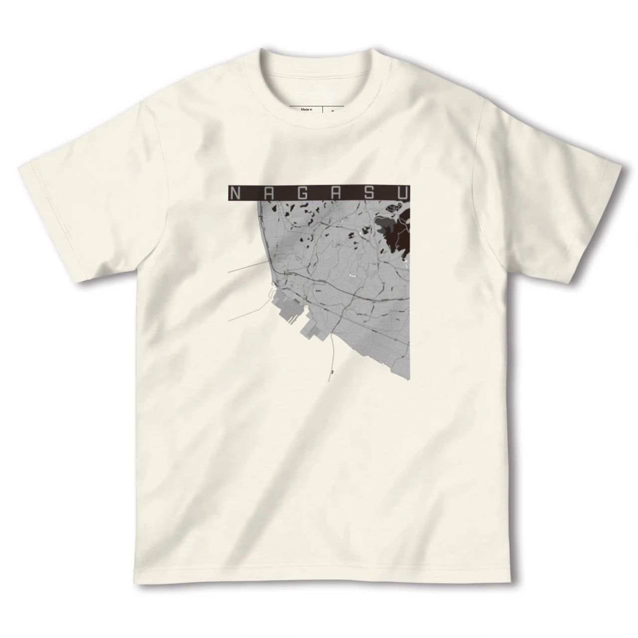 【長洲(熊本県)】地図柄ヘビーウェイトTシャツ