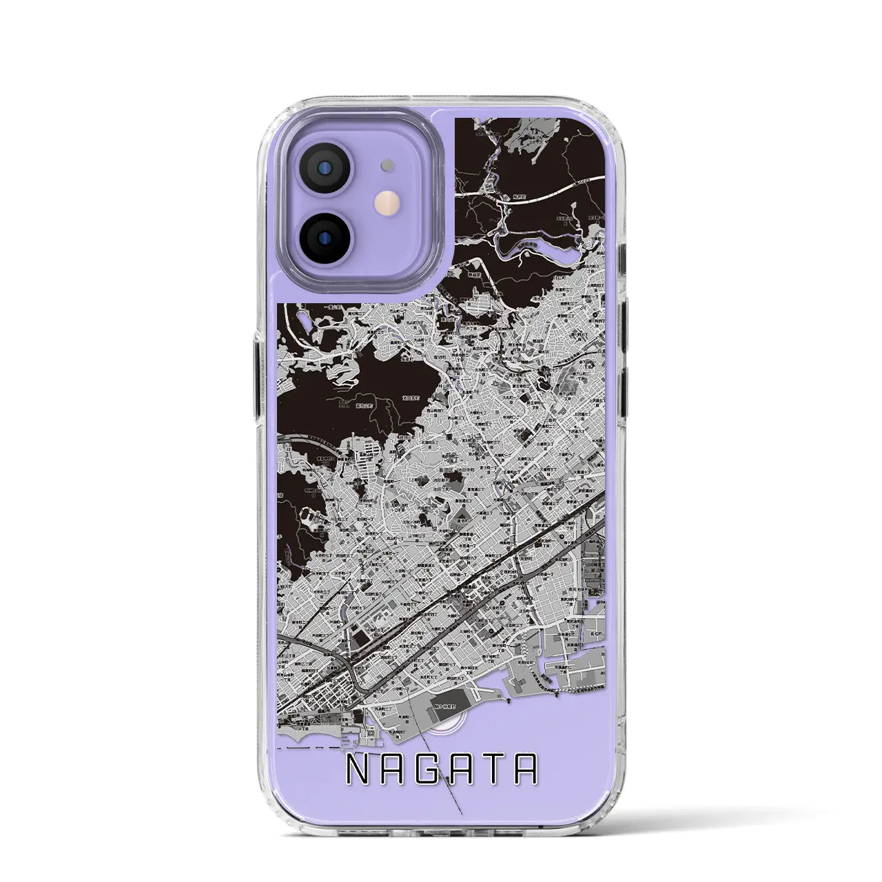 【長田(兵庫県)】地図柄iPhoneケース(MagSafeタイプ)