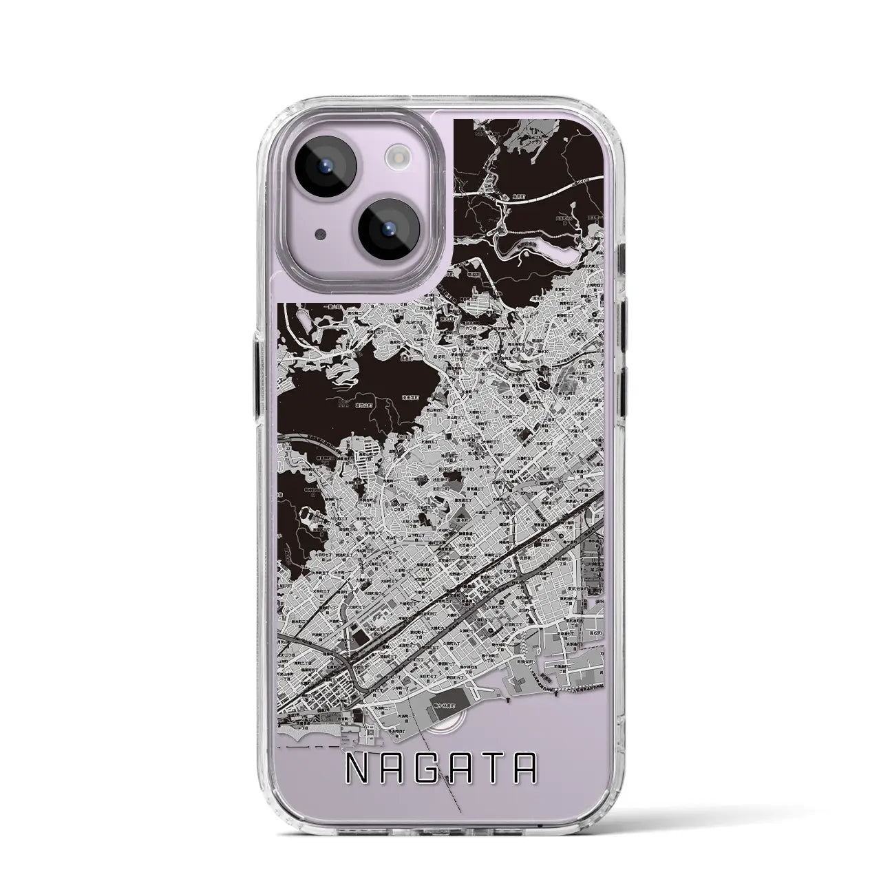 【長田(兵庫県)】地図柄iPhoneケース(MagSafeタイプ)