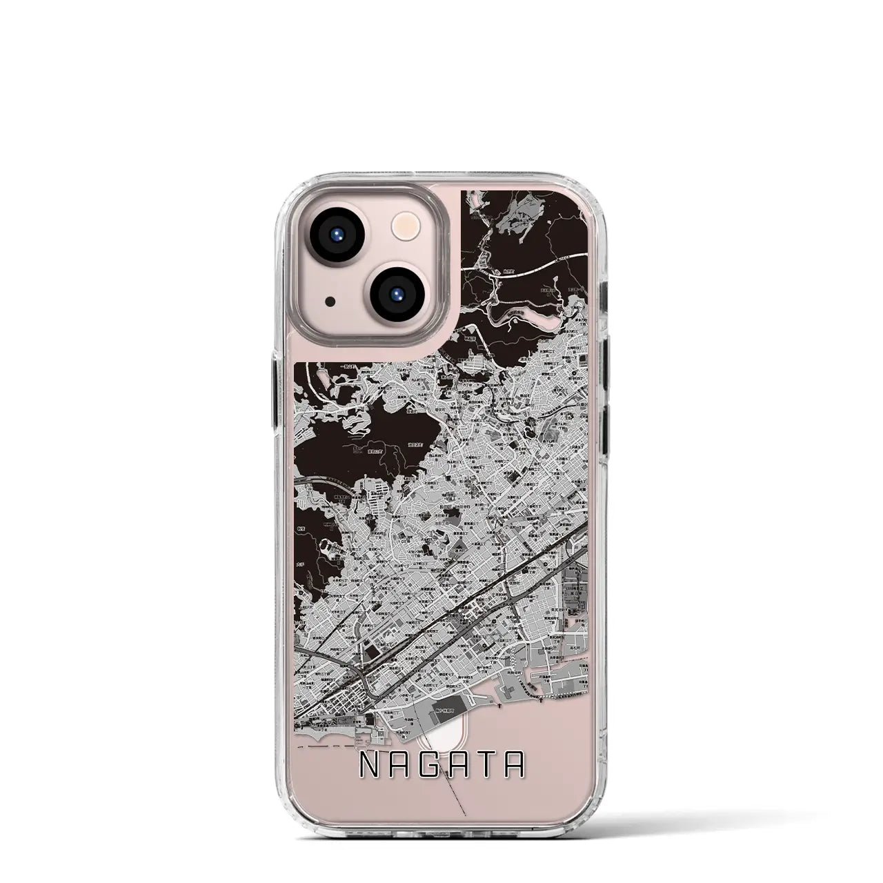 【長田(兵庫県)】地図柄iPhoneケース(MagSafeタイプ)