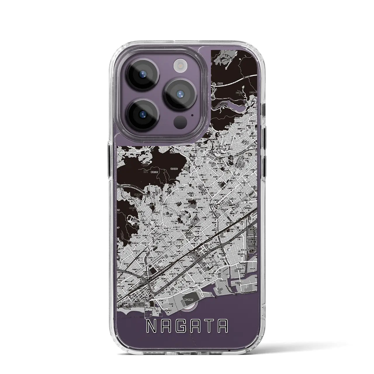 【長田(兵庫県)】地図柄iPhoneケース(MagSafeタイプ)