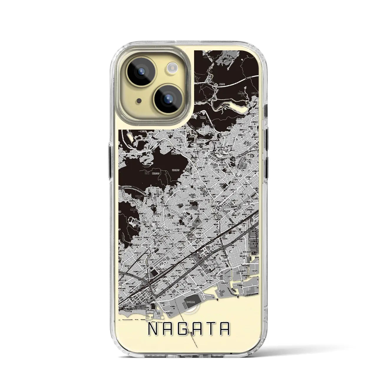 【長田(兵庫県)】地図柄iPhoneケース(MagSafeタイプ)