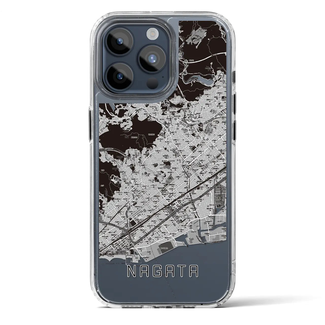 【長田(兵庫県)】地図柄iPhoneケース(MagSafeタイプ)