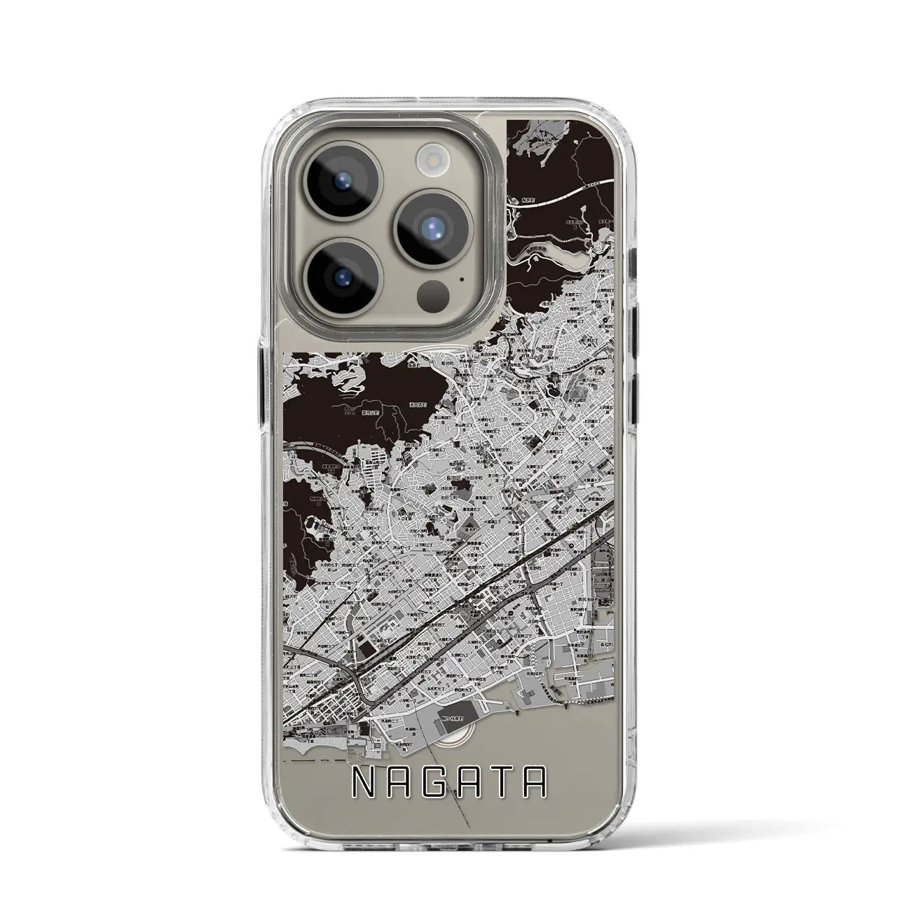 【長田(兵庫県)】地図柄iPhoneケース(MagSafeタイプ)