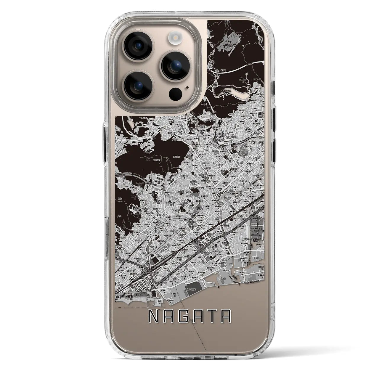 【長田(兵庫県)】地図柄iPhoneケース(MagSafeタイプ)