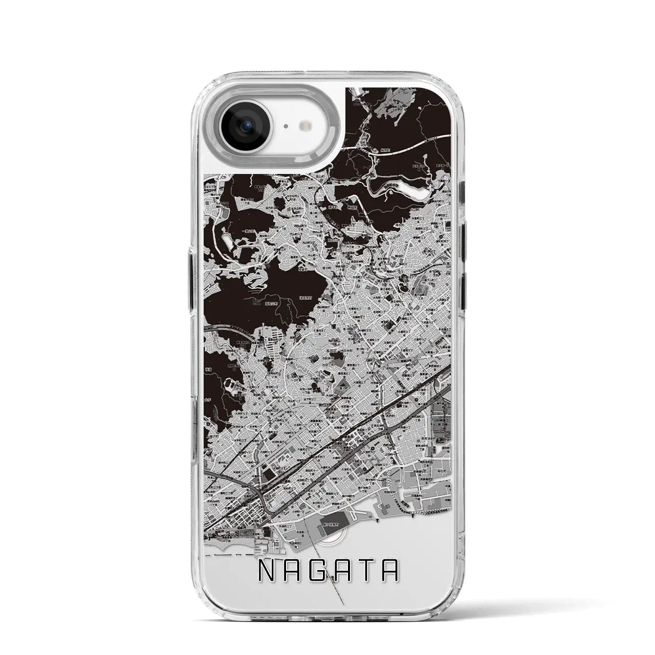 【長田(兵庫県)】地図柄iPhoneケース(MagSafeタイプ)