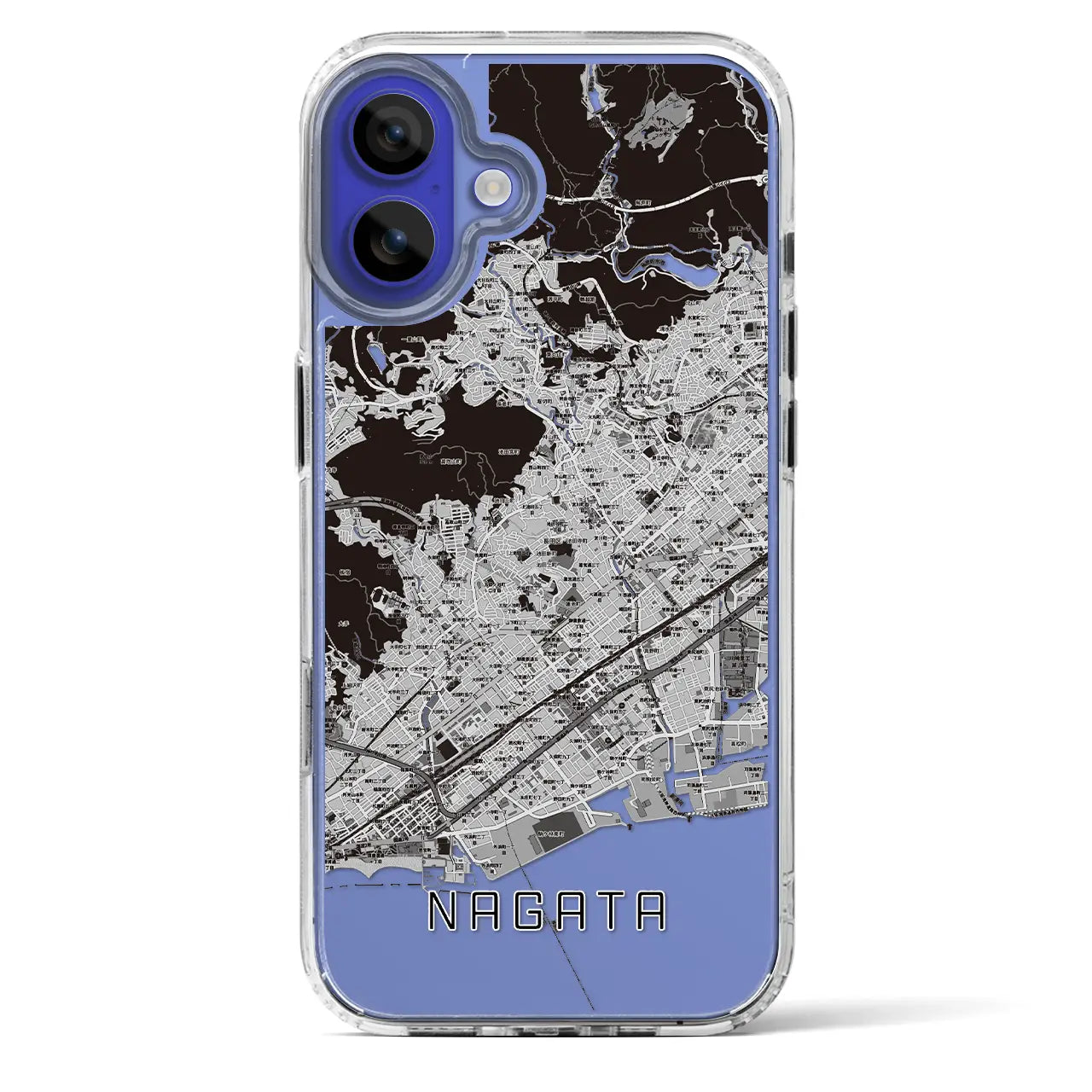 【長田(兵庫県)】地図柄iPhoneケース(MagSafeタイプ)