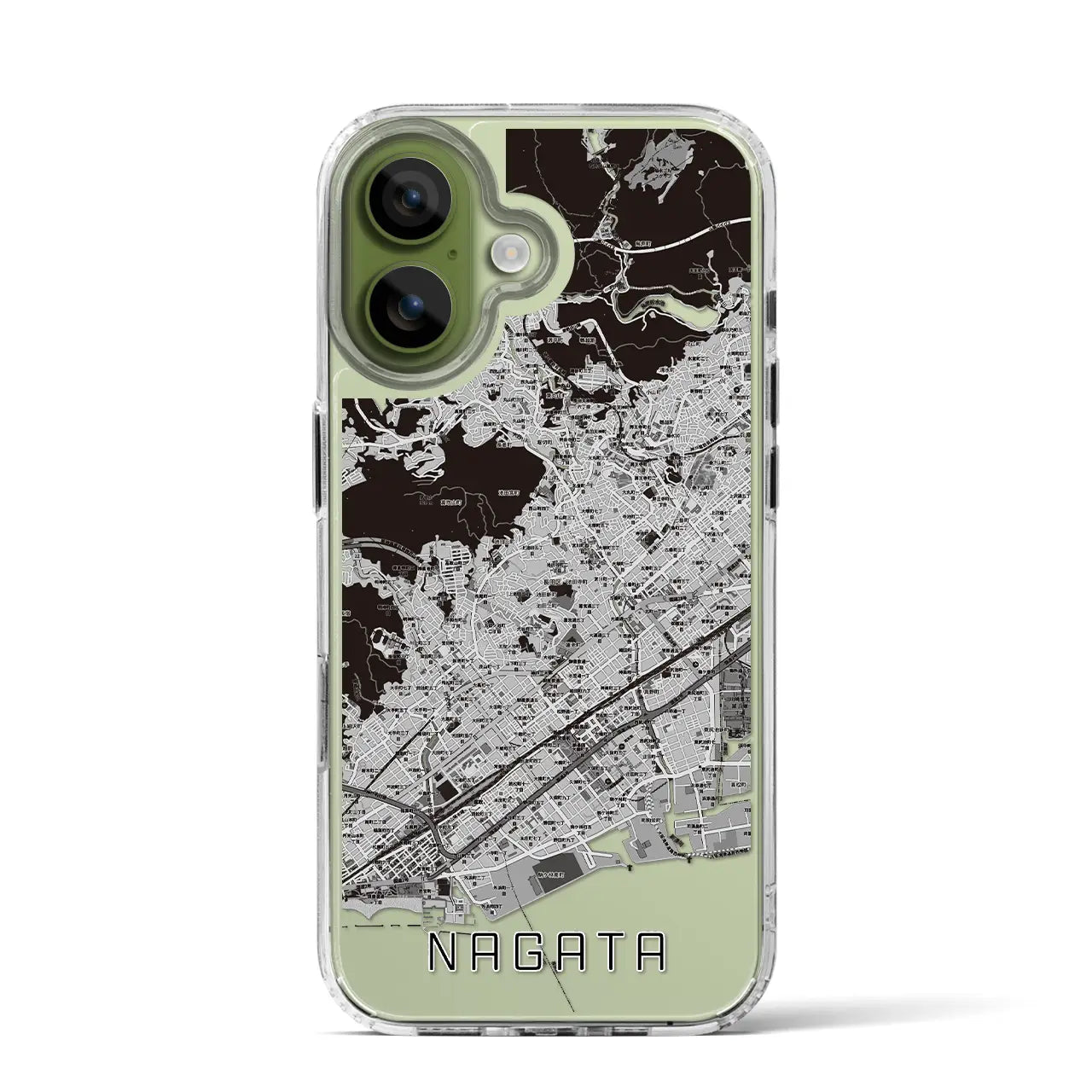 【長田(兵庫県)】地図柄iPhoneケース(MagSafeタイプ)