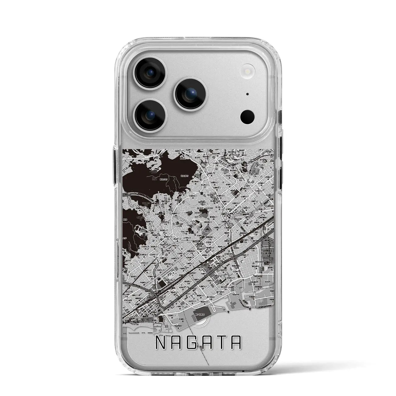 【長田(兵庫県)】地図柄iPhoneケース(MagSafeタイプ)