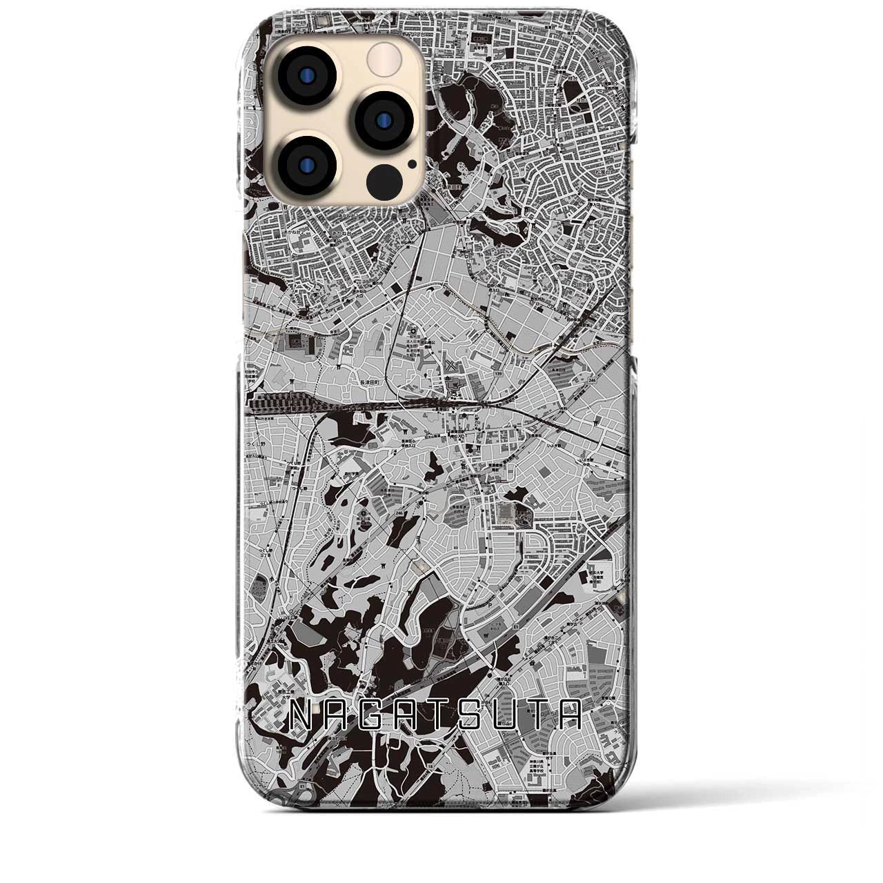 【長津田(神奈川県)】地図柄iPhoneケース(クリアタイプ)