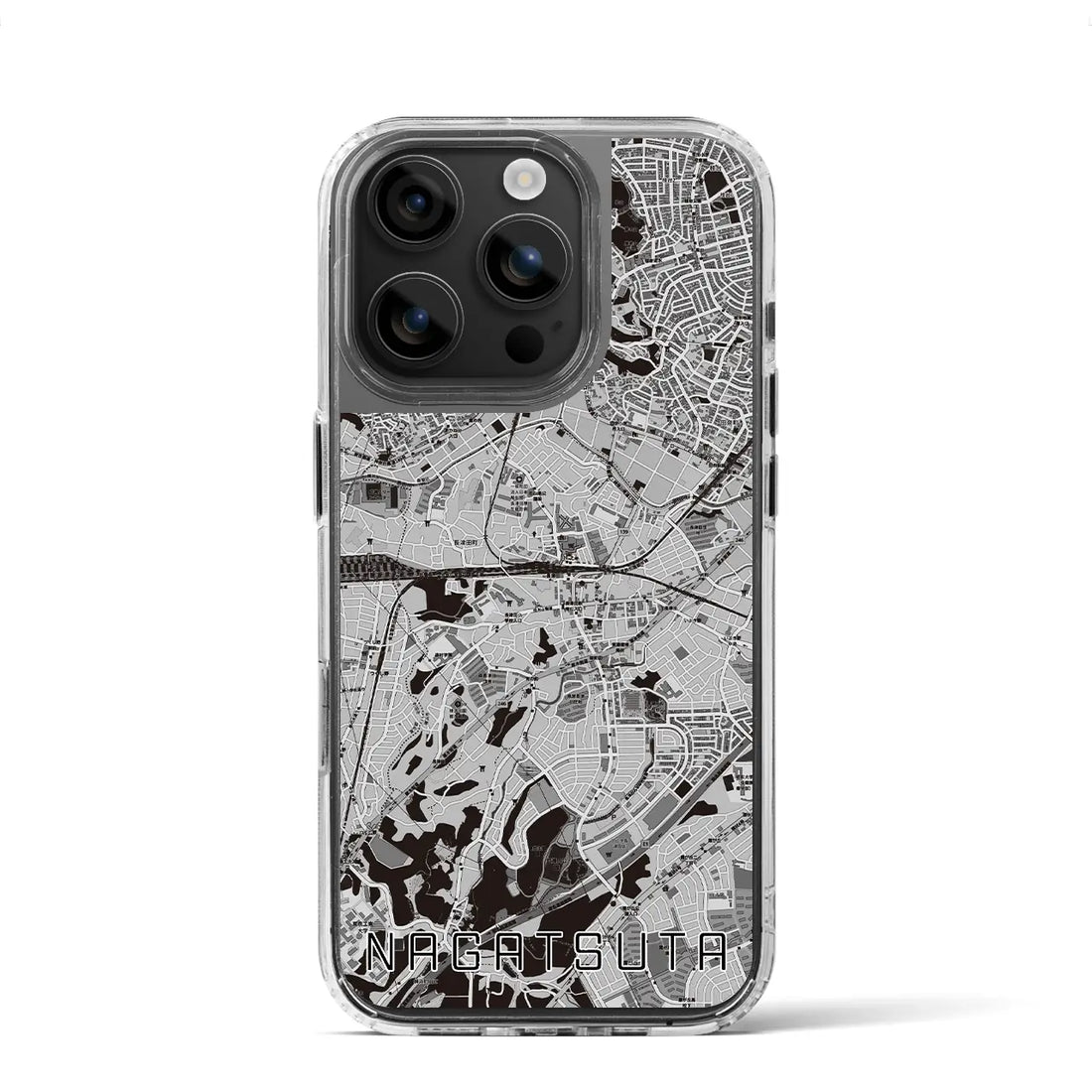 【長津田(神奈川県)】地図柄iPhoneケース(MagSafeタイプ)