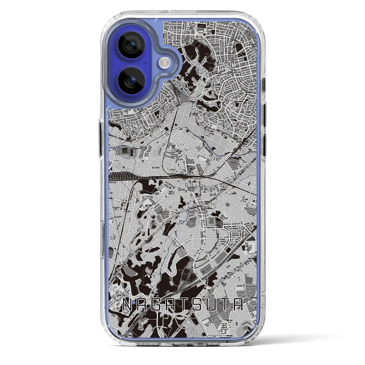 【長津田(神奈川県)】地図柄iPhoneケース(MagSafeタイプ)