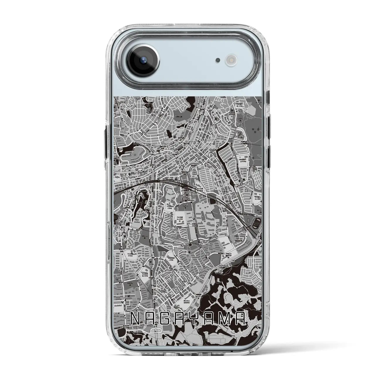 【永山(東京都)】地図柄iPhoneケース(MagSafeタイプ)