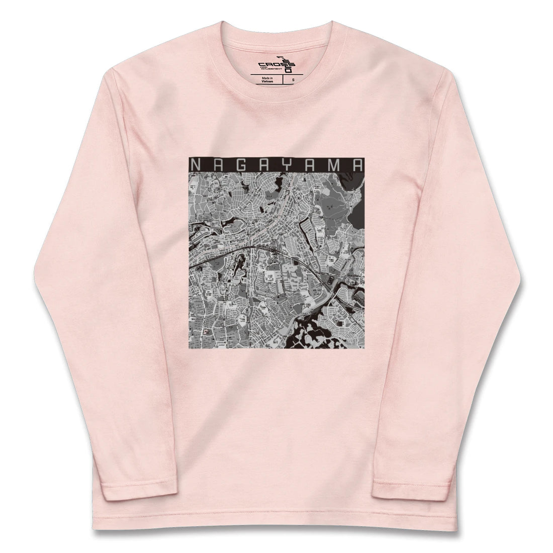 【永山(東京都)】地図柄ロングスリーブTシャツ