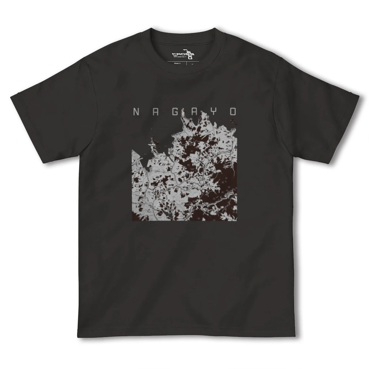 【長与(長崎県)】地図柄ヘビーウェイトTシャツ