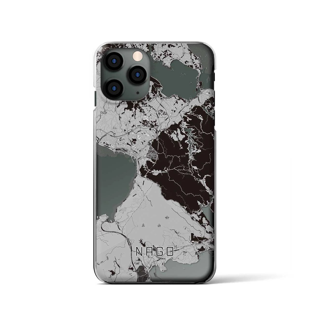 【名護(沖縄県)】地図柄iPhoneケース(クリアタイプ)