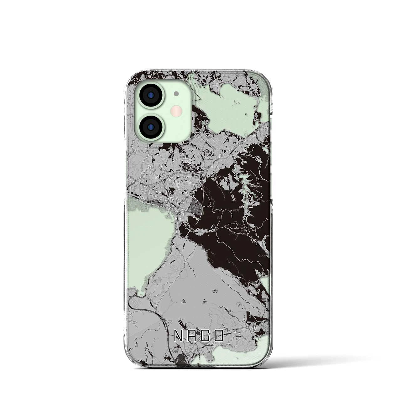 【名護(沖縄県)】地図柄iPhoneケース(クリアタイプ)