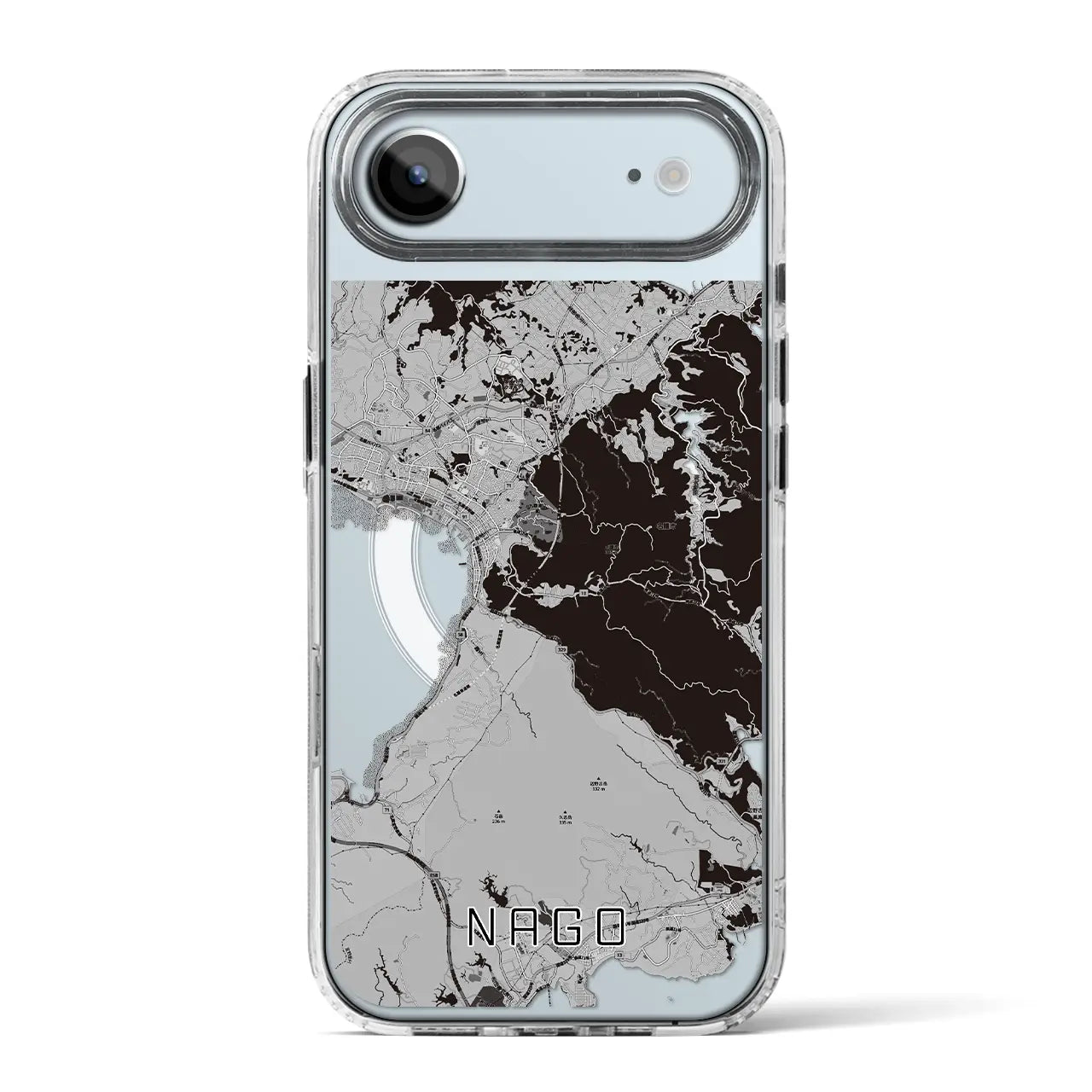 【名護(沖縄県)】地図柄iPhoneケース(MagSafeタイプ)