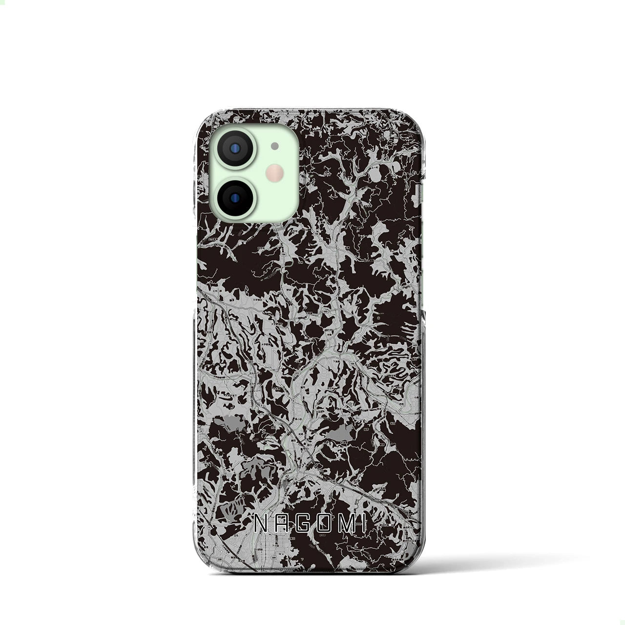 【和水(熊本県)】地図柄iPhoneケース(クリアタイプ)