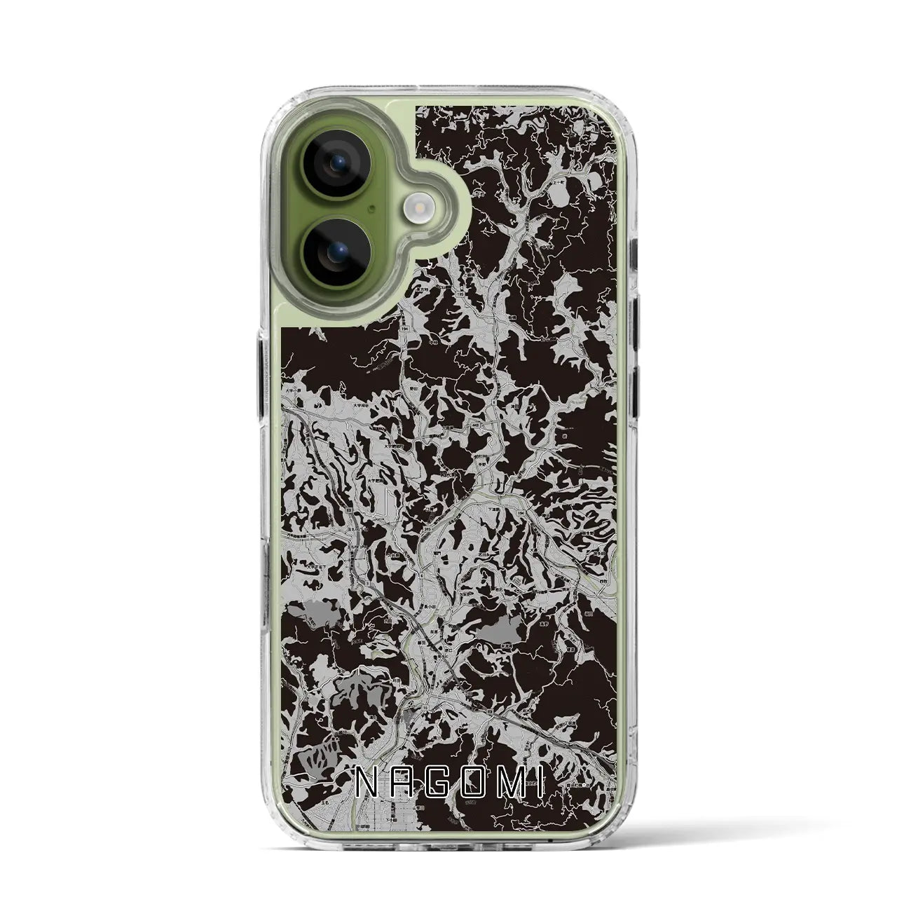 【和水(熊本県)】地図柄iPhoneケース(MagSafeタイプ)