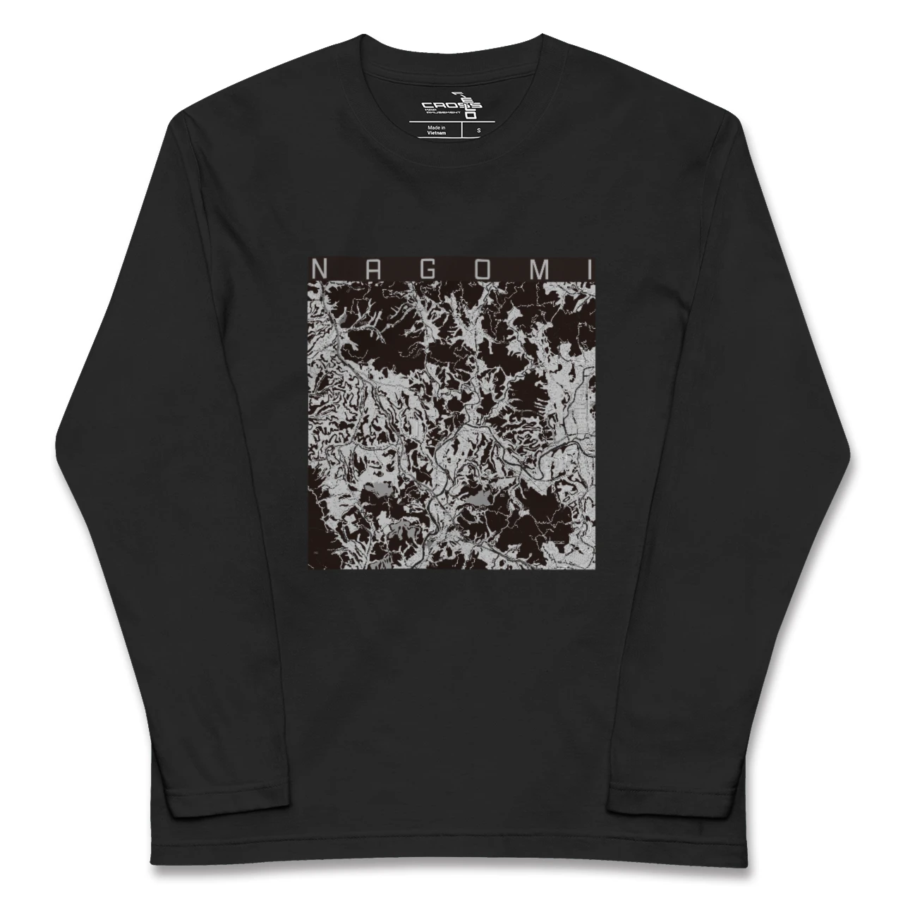 【和水(熊本県)】地図柄ロングスリーブTシャツ