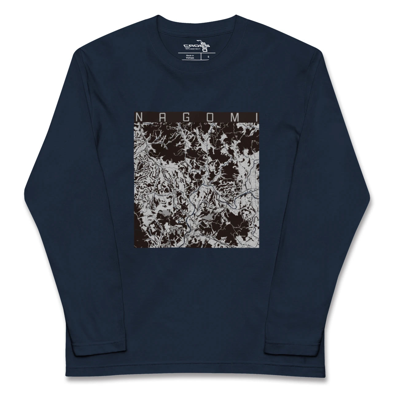 【和水(熊本県)】地図柄ロングスリーブTシャツ