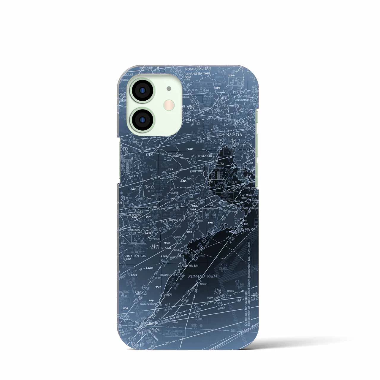 【名古屋航空図(愛知県)】航空図iPhoneケース(バックカバータイプ)