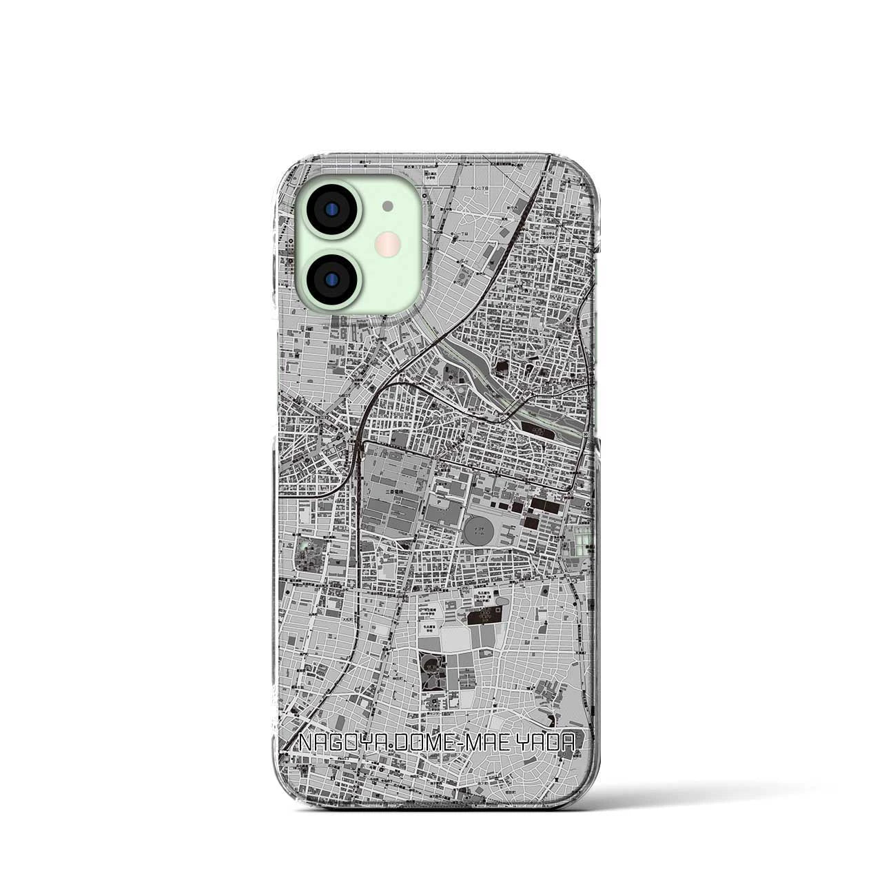 【ナゴヤドーム前矢田(愛知県)】地図柄iPhoneケース(クリアタイプ)